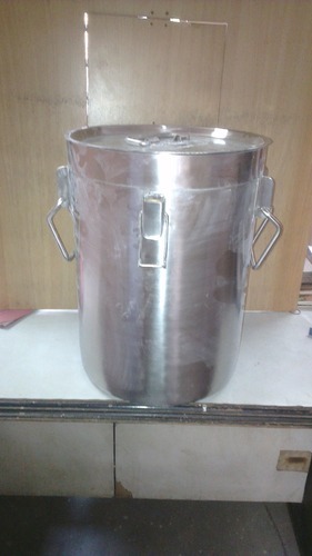Fibre Stainless Steel Barrel, Capacity: 0-50 litres
