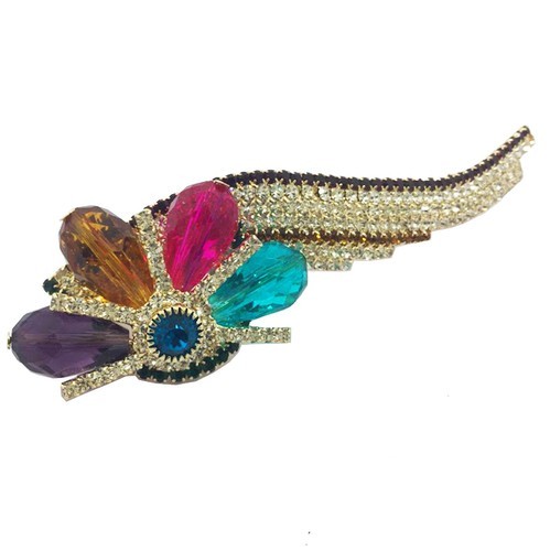 Crystal Hair Pin Clip Buckle Rhinestone Barrette