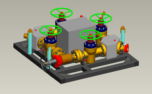 Choke Manifold 4 Valve