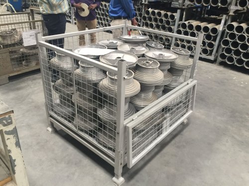 Mild Steel Foldable Metal Cage Bin