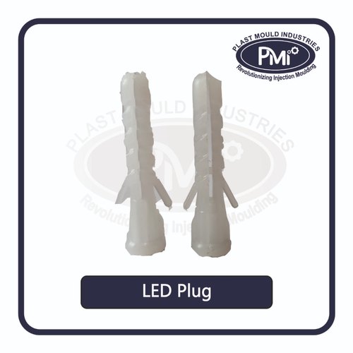 High Density Poly Ethylene White 35mm Wall Plugs / PVC Gitti (LED)