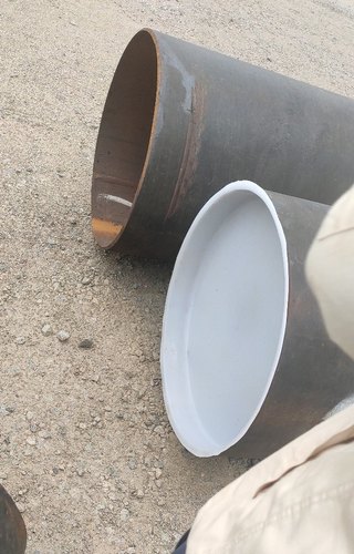 24 Inch Plastic ID Fitting Pipe Cap, Head Type: Round