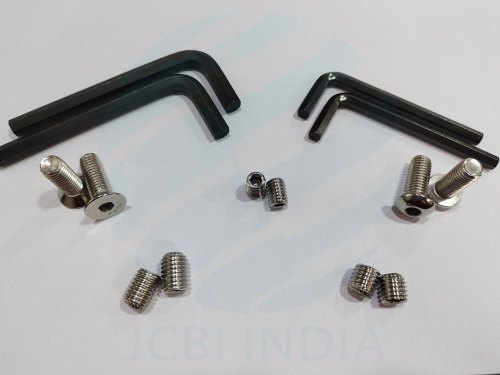 JCBI INDIA Round Stainless Steel Screw for Hardware Fitting, Material Grade: SS 304
