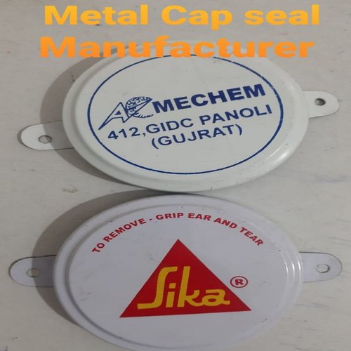 Patel Enterprise White Metal Cap Seal Manufacturer, For Industrial, Size: 1-5 inch