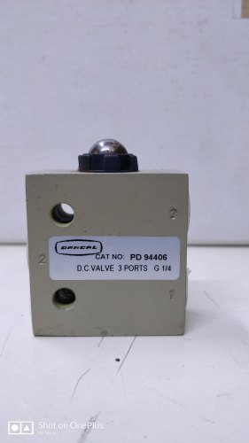 Aluminium Medium Pressure Dancal Directional Control Valve, Poppet Type, With Ball Actuation, For Industrial
