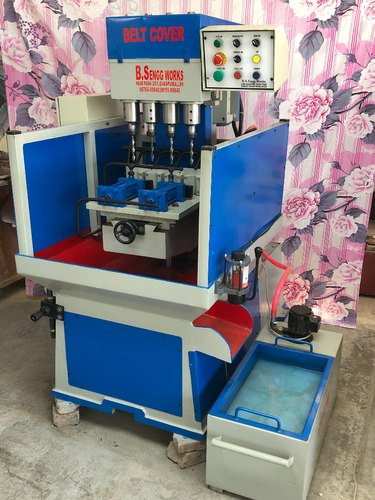 Automatic Mild Steel Four Spindle Drill Machine, Capacity: 15mm