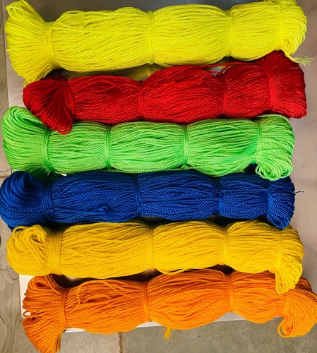 Multicolor Mono Rope 2MM To 6MM Hanks Rope, For Agriculture And Etc, For Industrial, Diameter: 1-10 mm