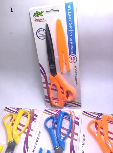 Rocket Scissors With Cover, 9 Inch Scissors, For Office, Model Name/Number: J.B-8310-9