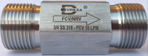 SS-316 Water Flow Control Valves 20MM 10 LPM / FCV / NRV / Non-Return Valve / FHTC