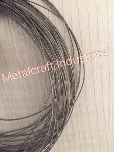 Metalcraft Silver Stainless Steel Wire Strands, For Industrial, Thickness: .7 Mm