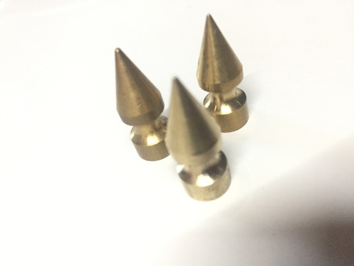 Ayush Brass Spike and Cone Studs