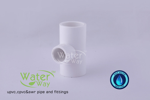 Water Way UPVC Reducer Plain Tee, Size: 3/4 Inch