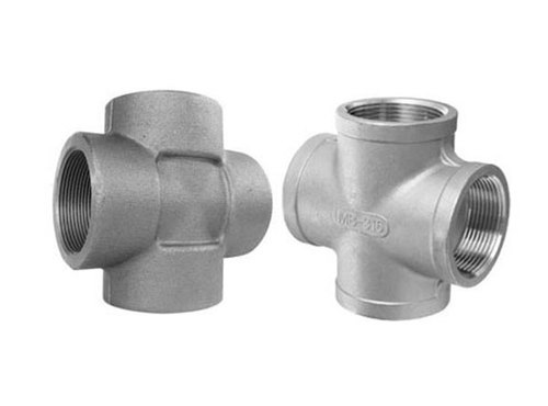 Randhir Inconel 800 Threaded Cross Tee for Chemical Fertilizer Pipe