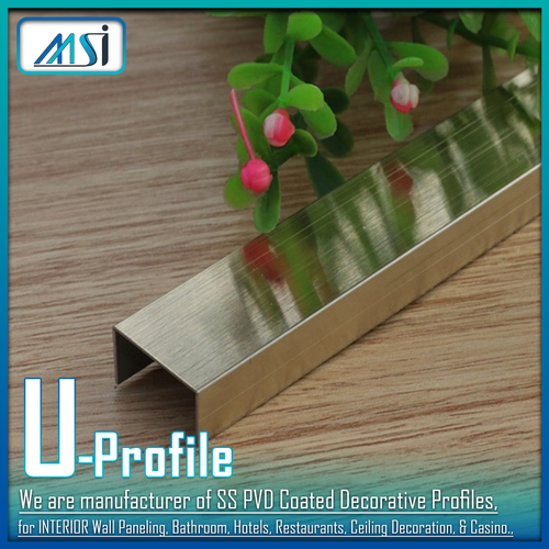 U-Profile Antique Brass (13x19x13mm) We Do Any Size Customization