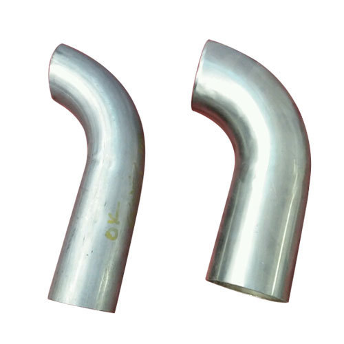 Silver Industrial SS Pipe Bend
