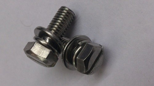 Natural & Plating Finish Full Thread Integrated Screws, For Hardware Fitting, Size: M4 Onward