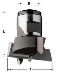 Interchangeable Boring Bits with Threaded Shank