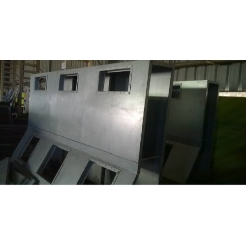Rectangular Steel Internal Oven Ducting, For Industrial
