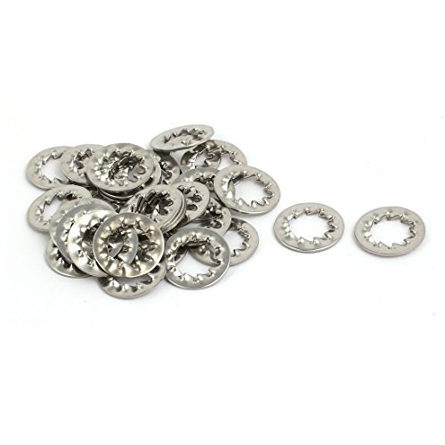 Metal Coated Stainless Steel Serrated Washer, Grade: SS304