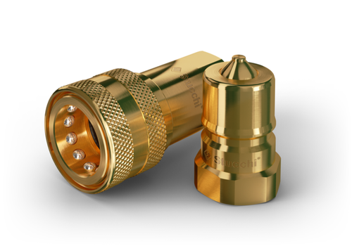 Quick Release Coupling Brass IRBO Series, For Hydraulic Pipe, Size: 1 inch