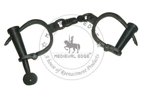 Iron Handcuff Black Adjustable