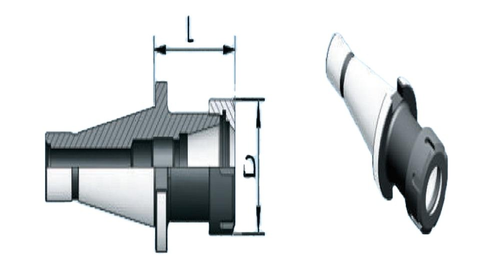 Naritaa ISO40 Collet Chuck Holder Din 2080, For CNC Machine, Model Name/Number: 515.040