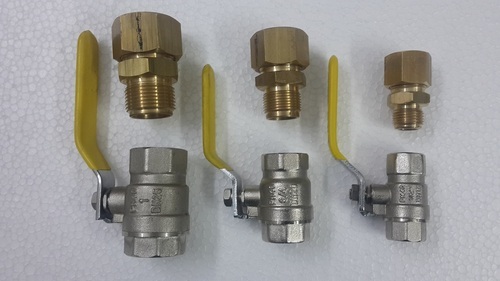 S Kumar Stainless Steel Isolation Valves With Adapters