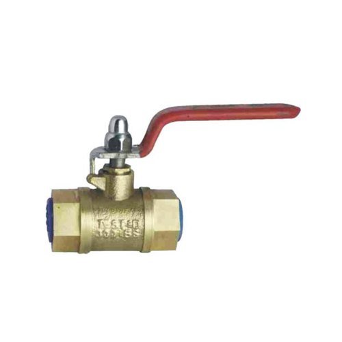 Viking Brass Ball Valve Full Way Half Turn, Valve Size: 15mm