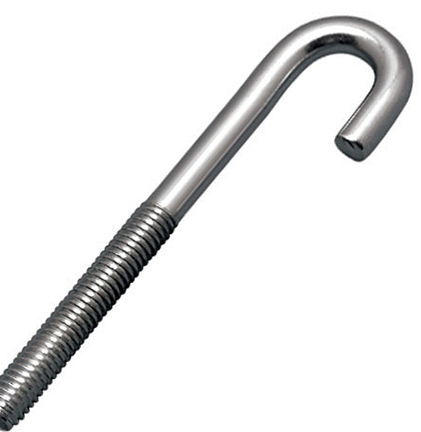 MS J Type Foundation Bolt, For Construction, Size: 10 To 24mm