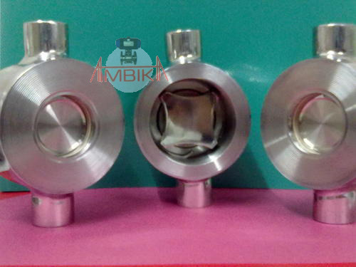Ambika Stainless Steel Jacketed Disc Check Valve