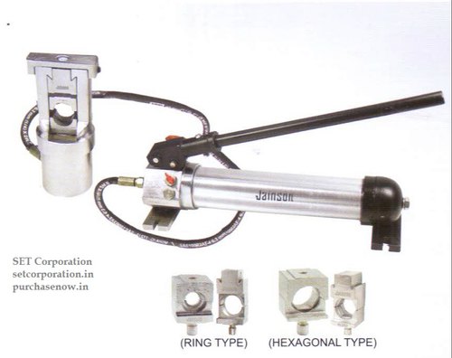 Round Type Jainson HPCT-150 B 1000 Sqmm Hydraulic Crimper, For Industrial