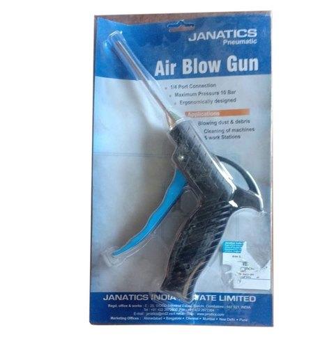SS and Plastic Janatics Pneumatic Air Blow Gun, Nozzle Size: 0.4mm, 8cfm