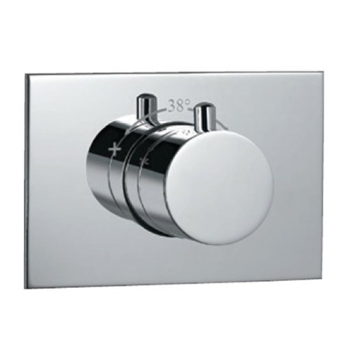 Metal Jaquar Florentine Thermostatic High Flow Concealed Installation Mixer, Size: 145 mm x 100 mm (l x w)