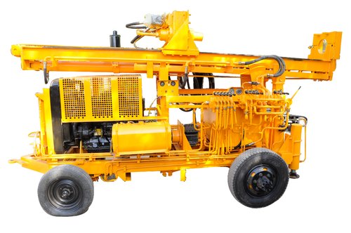 Tubewell Boring Machine Mild Steel Trolley Mount Drilling Rig JWC-20, Capacity: 600 Feet, Size: 600 Foot