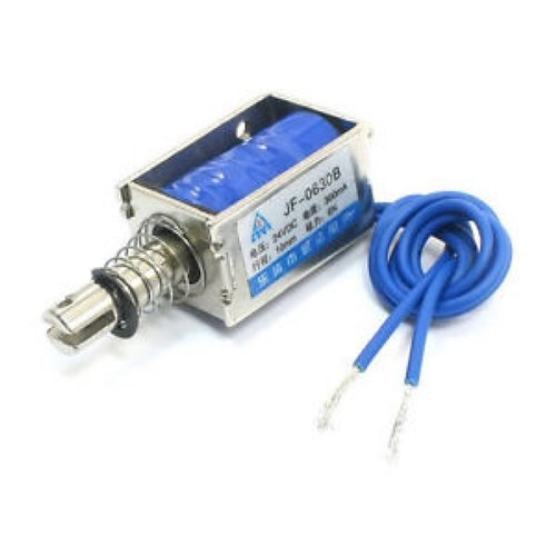 SEES Stainless Steel JF-0630B DC 24 V 300mA 10mm 6N Push Pull Solenoid Electromagnet for Industrial