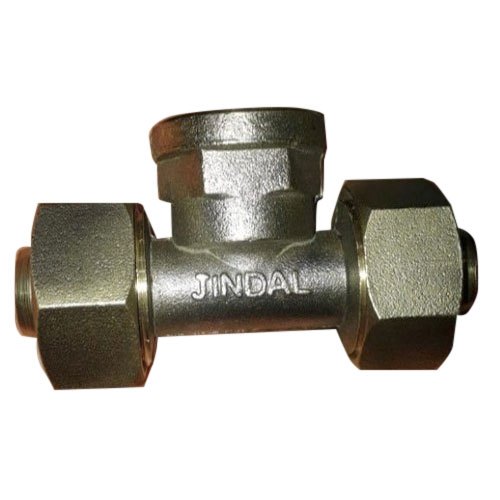 Brass 1/2 inch Jindal Female Tee For Structure Pipe