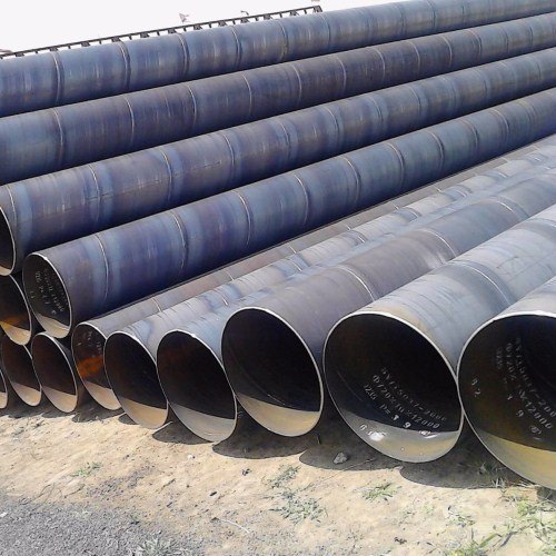 Ms Jindal Saw Spiral Welded Large Dia Pipe, 6 meter, Round