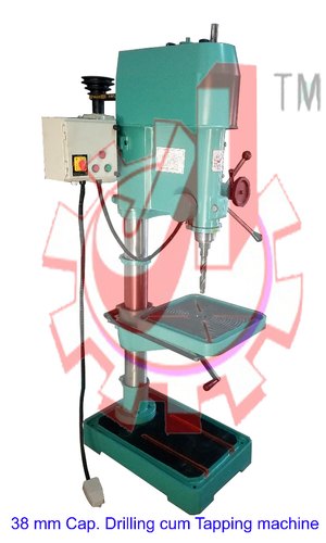 Steel Pillar Type Drilling Cum Tapping Machine, Drilling Capacity In Steel: 38mm, 250mm
