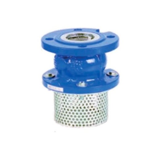 Blue SS JOT Foot Valve, For Water, Size: 10 Cm