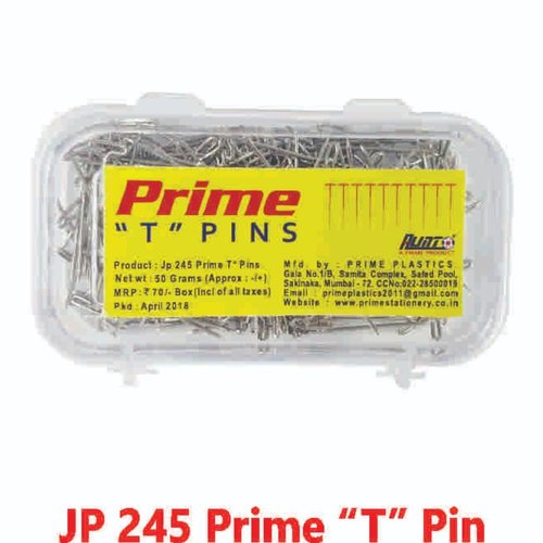 Round Metal JP 245 Prime T Drawing Pins, Box