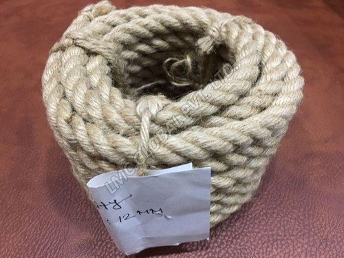 Light Brown, Natural 100 % Jute Jute Rope, Size/Diameter: 5 - 40 mm, 100-200 Meter