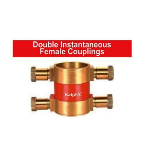 Brass KalpEX Double Instantaneous Female Couplings
