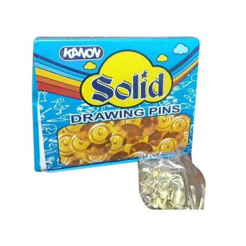 Kanon Solid Drawing Pins, Packaging Type: Box