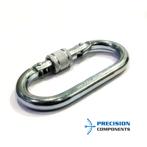 Alloy Steel Galvanized Screw Lock Carabiner