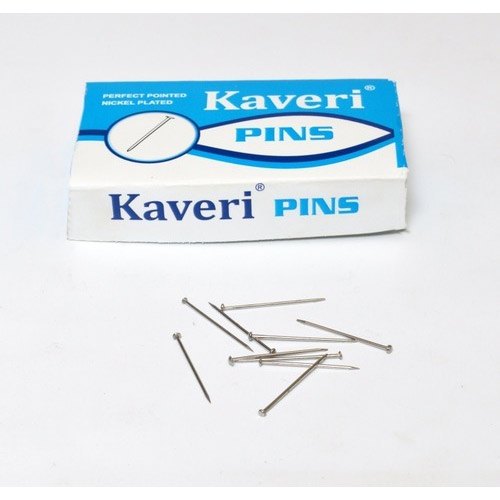 Kaveri Nickel Plated Paper Pin, Packaging Type: Box