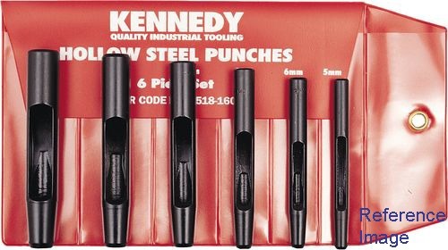 Ken-518-1600K Kennedy Hollow Punch Set (5-12mm)6 Pce