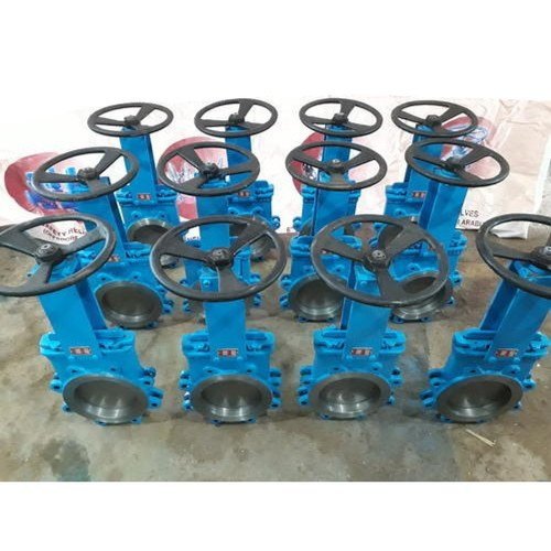 High Pressure 50 mm Wheel Operated Knife Gate Valve