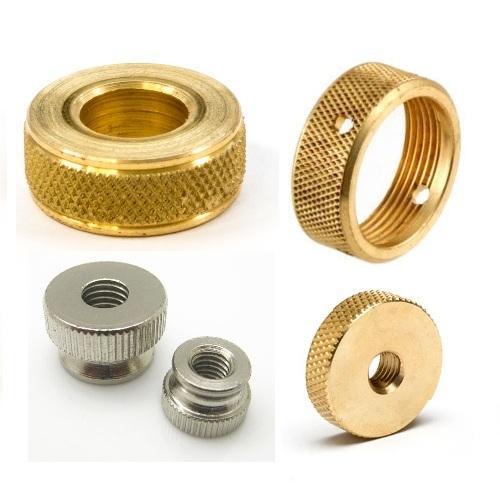 Deepak Knurled Brass Nut