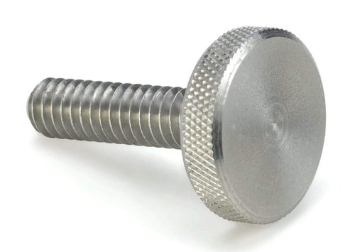 Silver Knurled Thumb Screws, Packaging Type: Box, 5