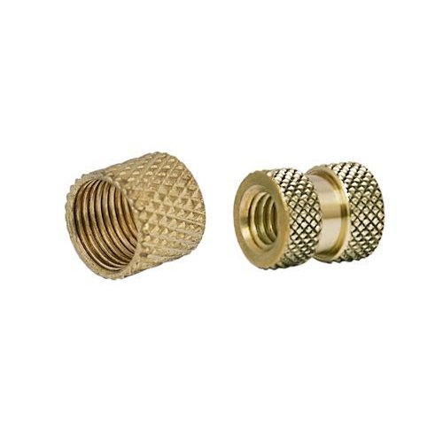 Aadi Knurling Brass Insert, Size: 1-3inch, Packaging Type: Box